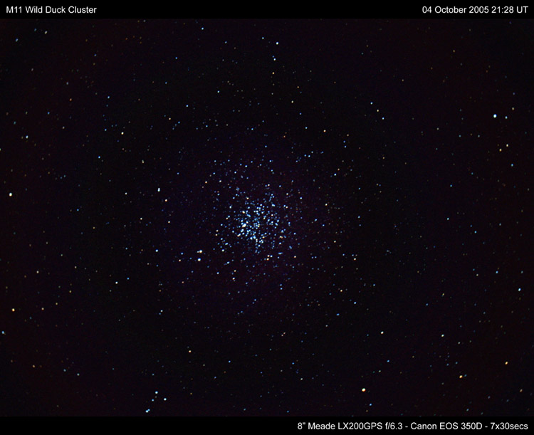 M11 Wild Duck Cluster - October 2005 - Solar Worlds