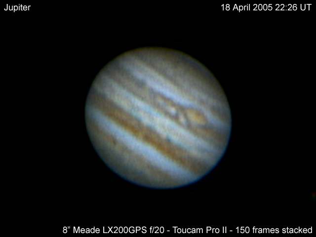Jupiter's Great Red Spot - April 2005