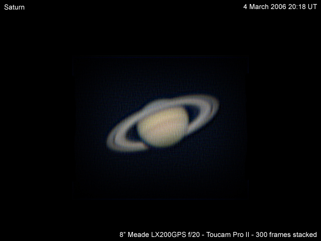 Saturn - March 2006 - Solar Worlds