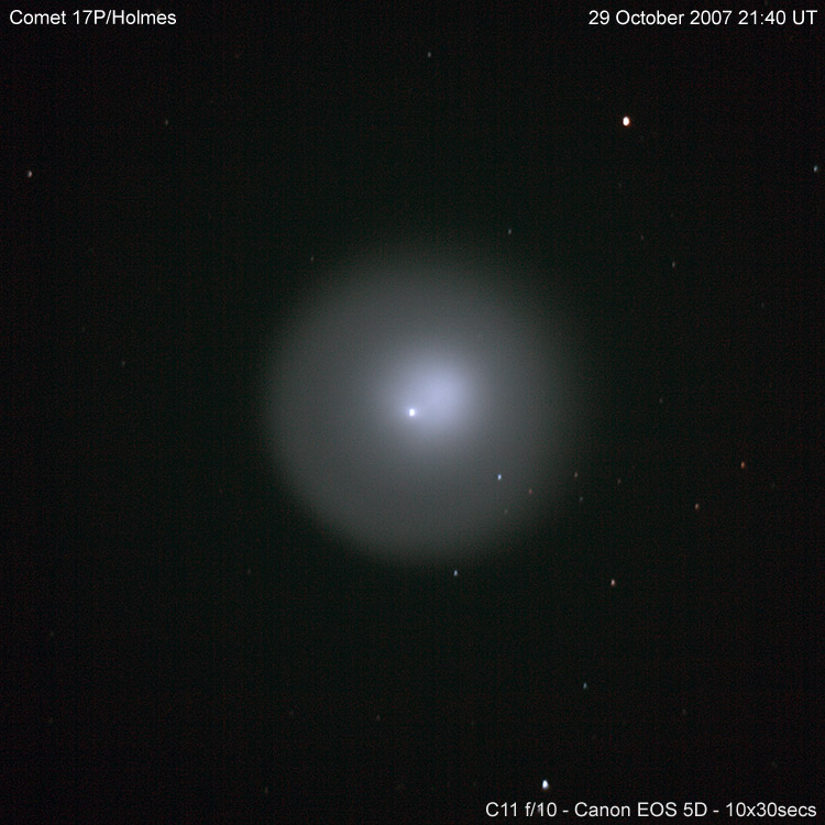 Comet 17P Holmes - (c) copyright Solar Worlds